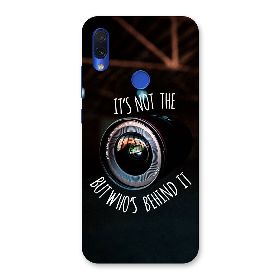 Camera Quote Back Case for Redmi Note 7