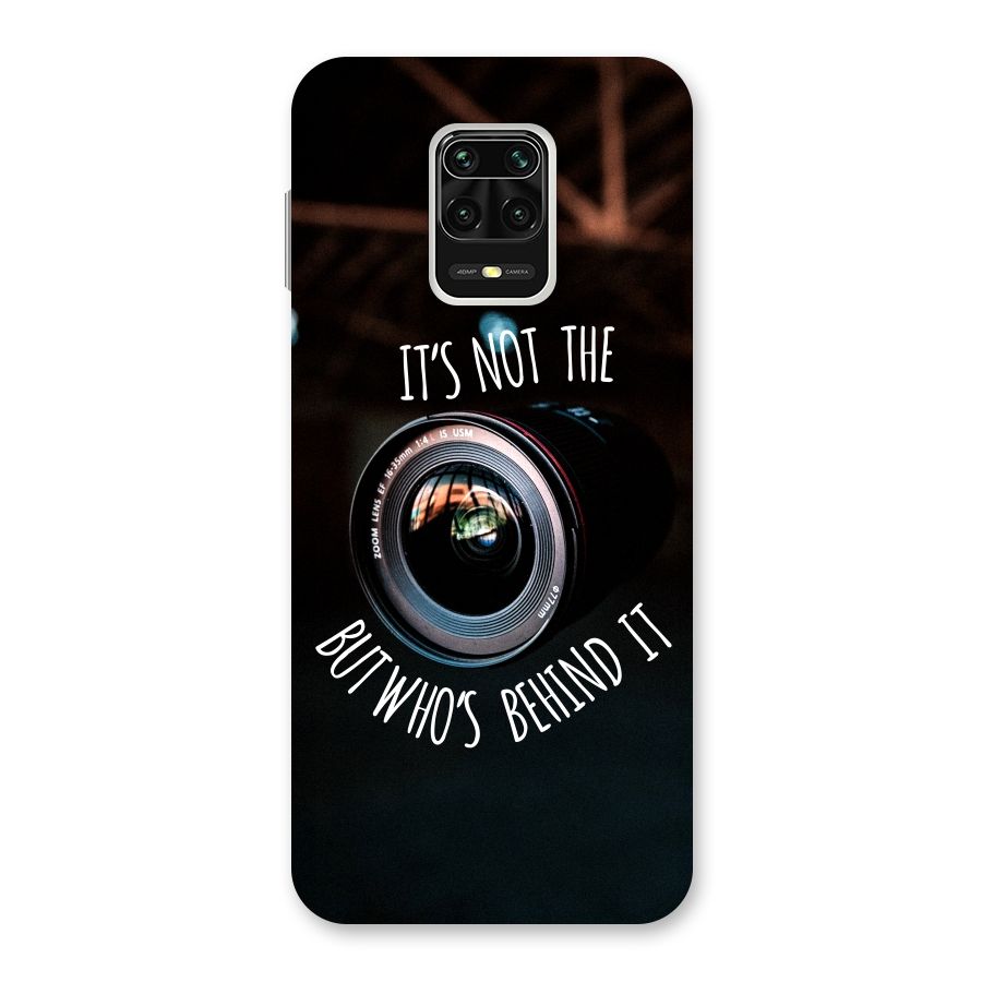 Camera Quote Back Case for Redmi Note 9 Pro Max