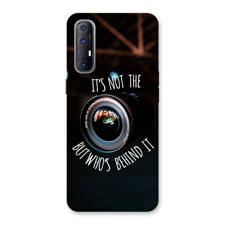 Camera Quote Back Case for Reno3 Pro