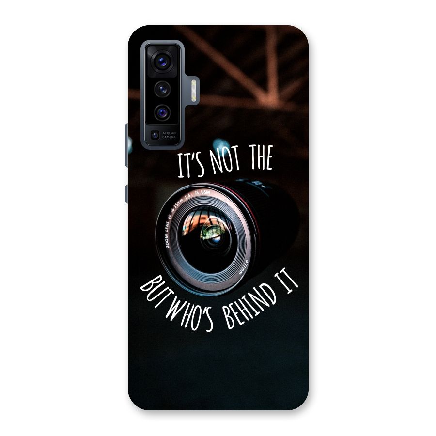 Camera Quote Back Case for Vivo X50