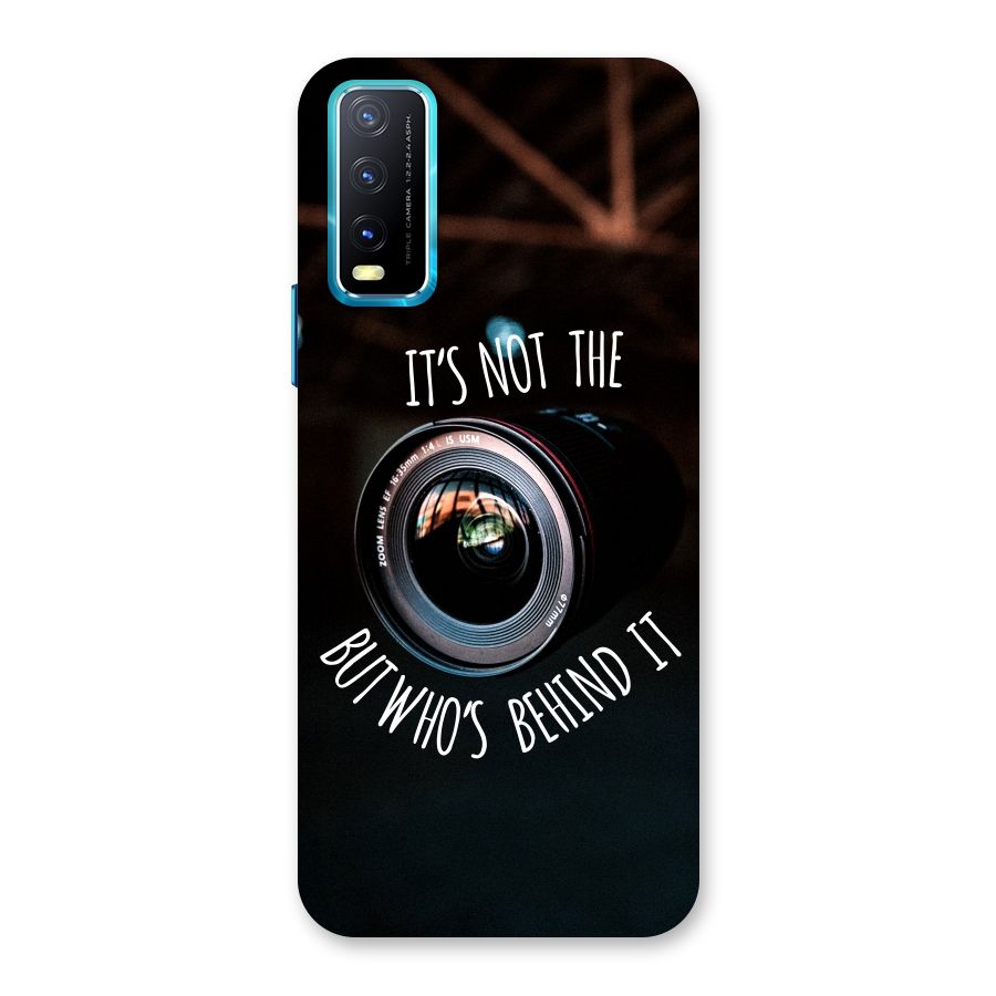 Camera Quote Back Case for Vivo Y20A