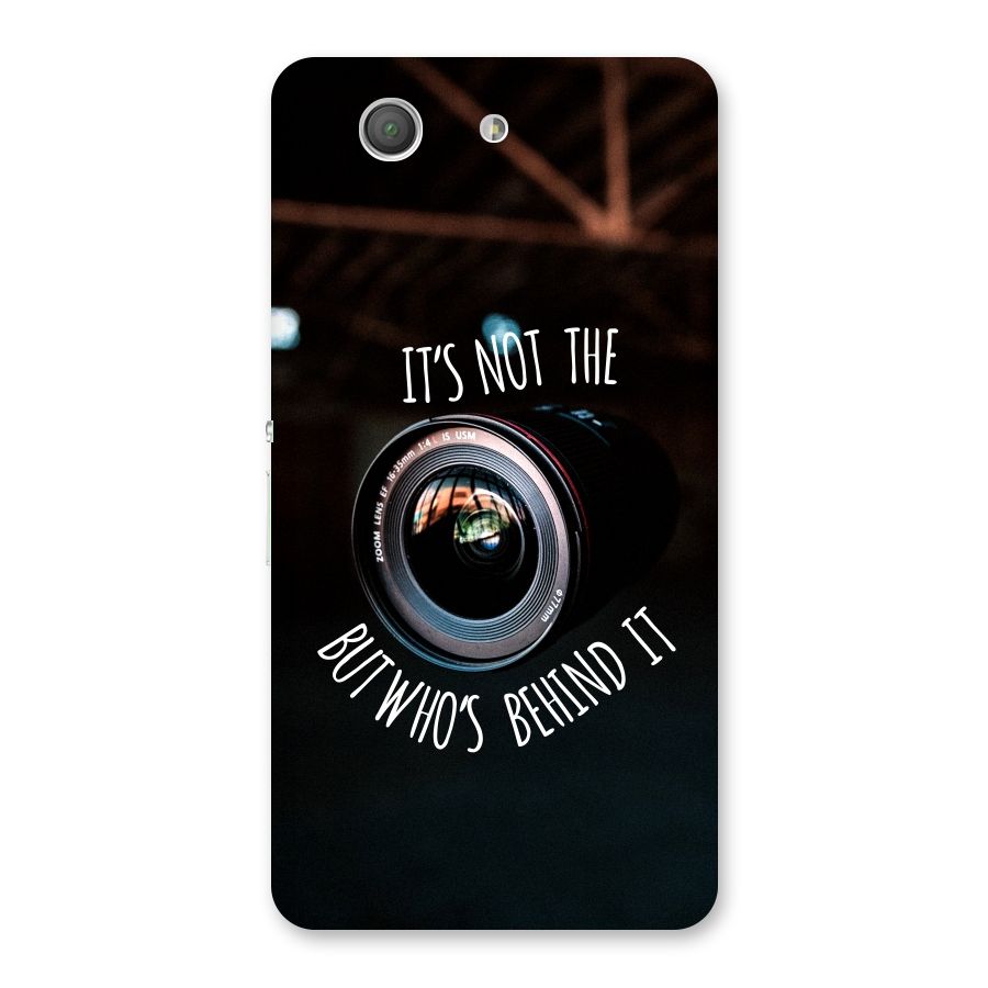 Camera Quote Back Case for Xperia Z3 Compact