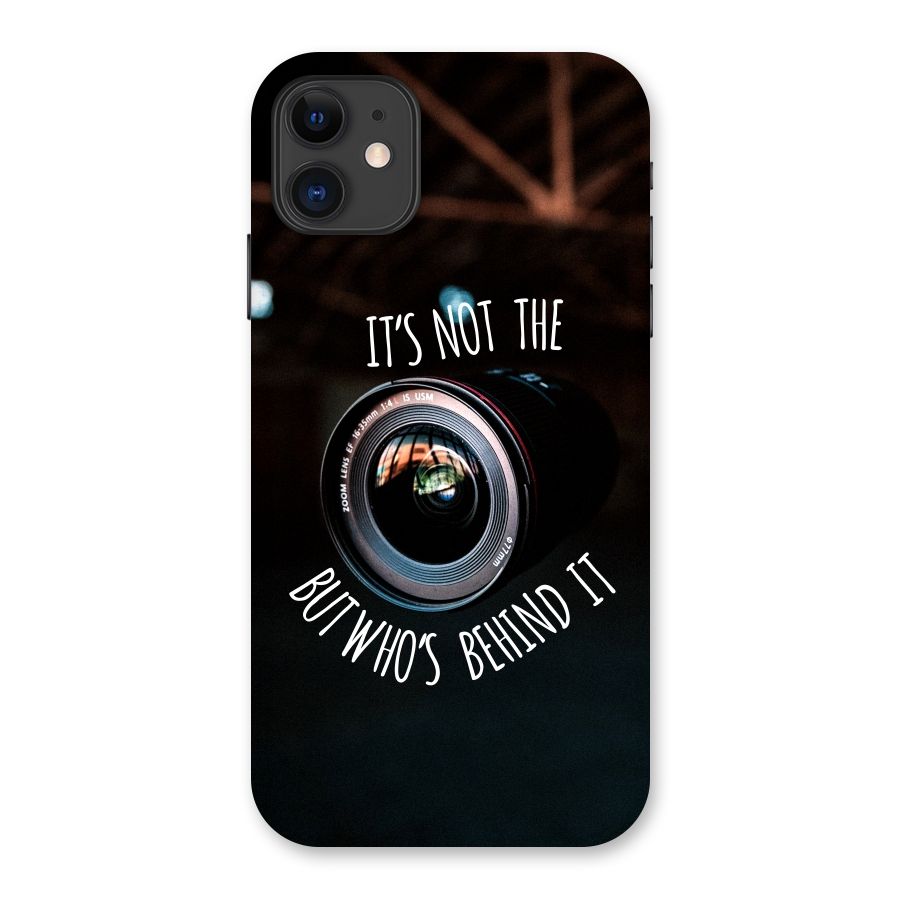 Camera Quote Back Case for iPhone 11