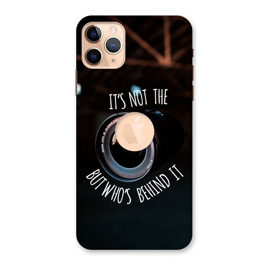 Camera Quote Back Case for iPhone 11 Pro Max Logo Cut