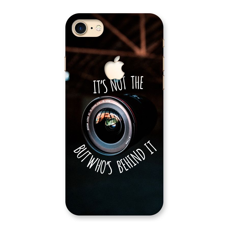 Camera Quote Back Case for iPhone 7 Apple Cut