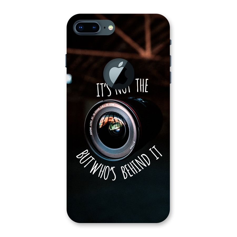 Camera Quote Back Case for iPhone 7 Plus Logo Cut