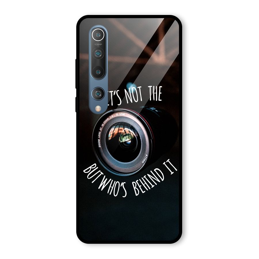Camera Quote Glass Back Case for Mi 10