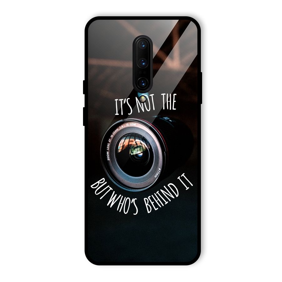 Camera Quote Glass Back Case for OnePlus 7 Pro