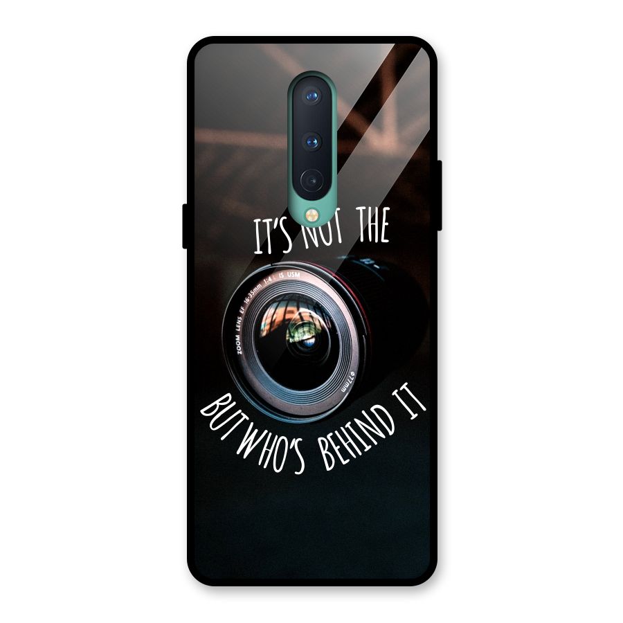 Camera Quote Glass Back Case for OnePlus 8