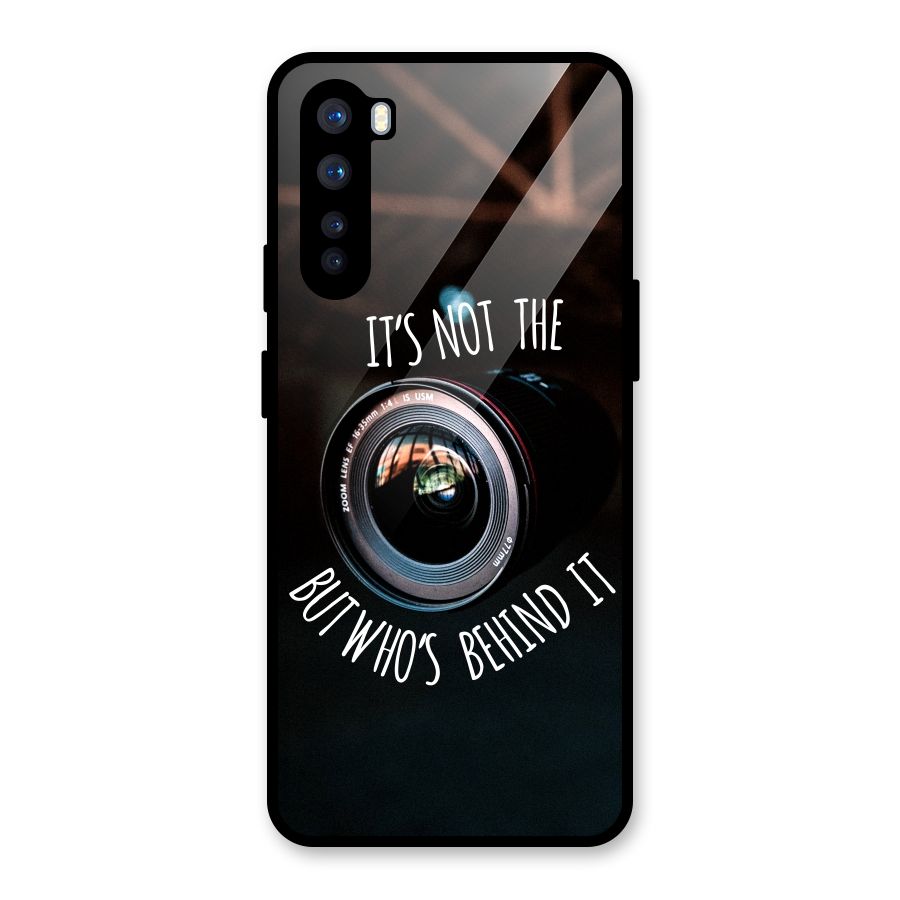 Camera Quote Glass Back Case for OnePlus Nord