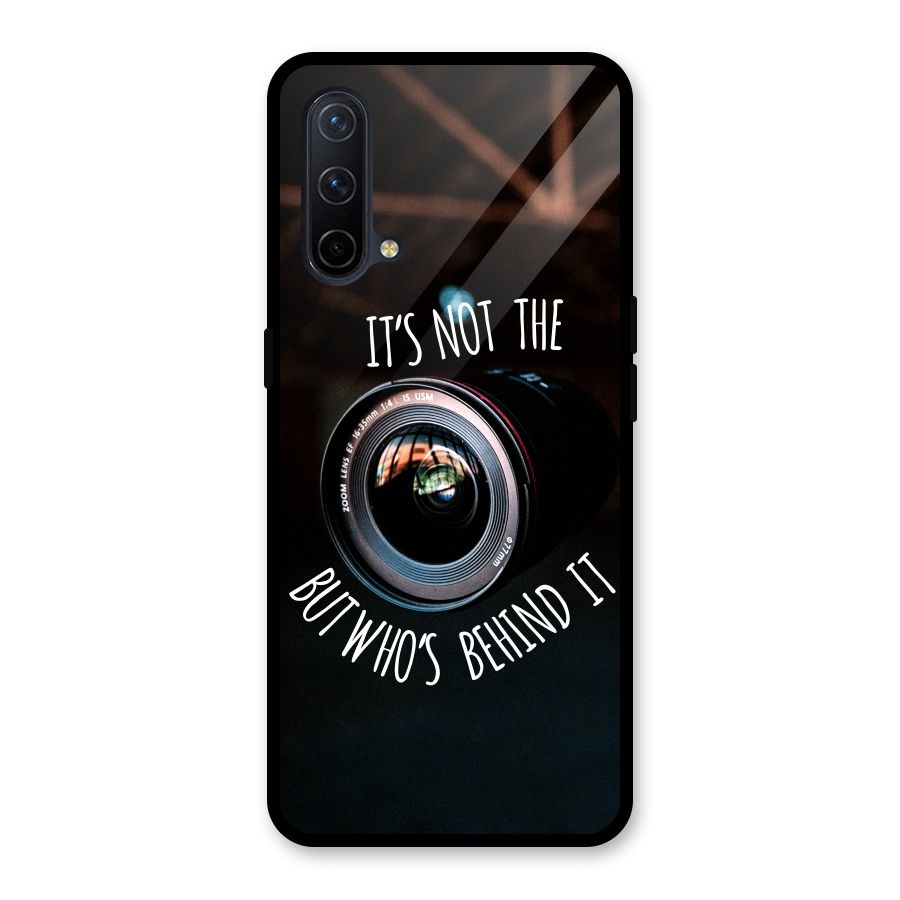 Camera Quote Glass Back Case for OnePlus Nord CE 5G