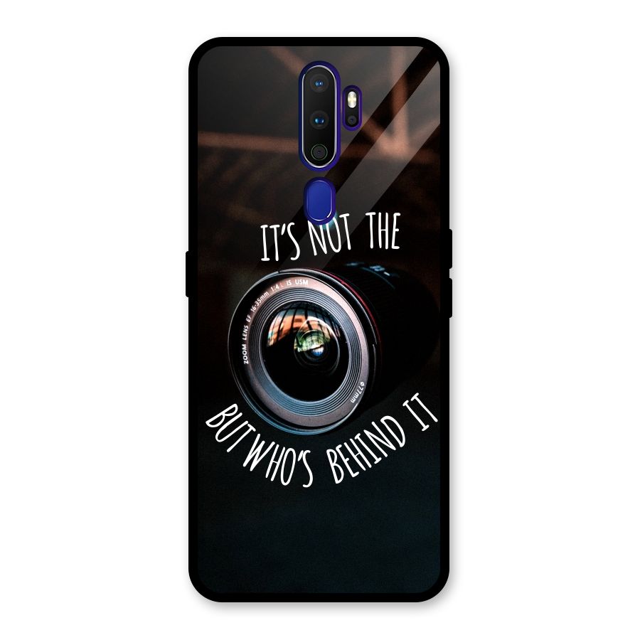 Camera Quote Glass Back Case for Oppo A9 (2020)