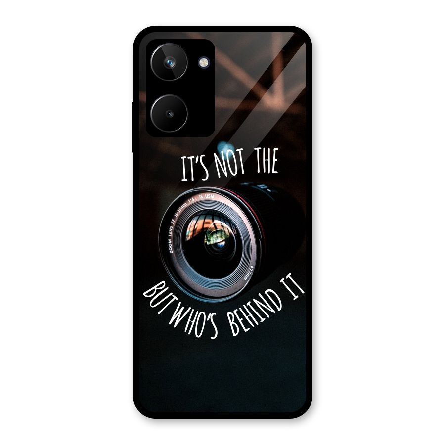 Camera Quote Glass Back Case for Realme 10