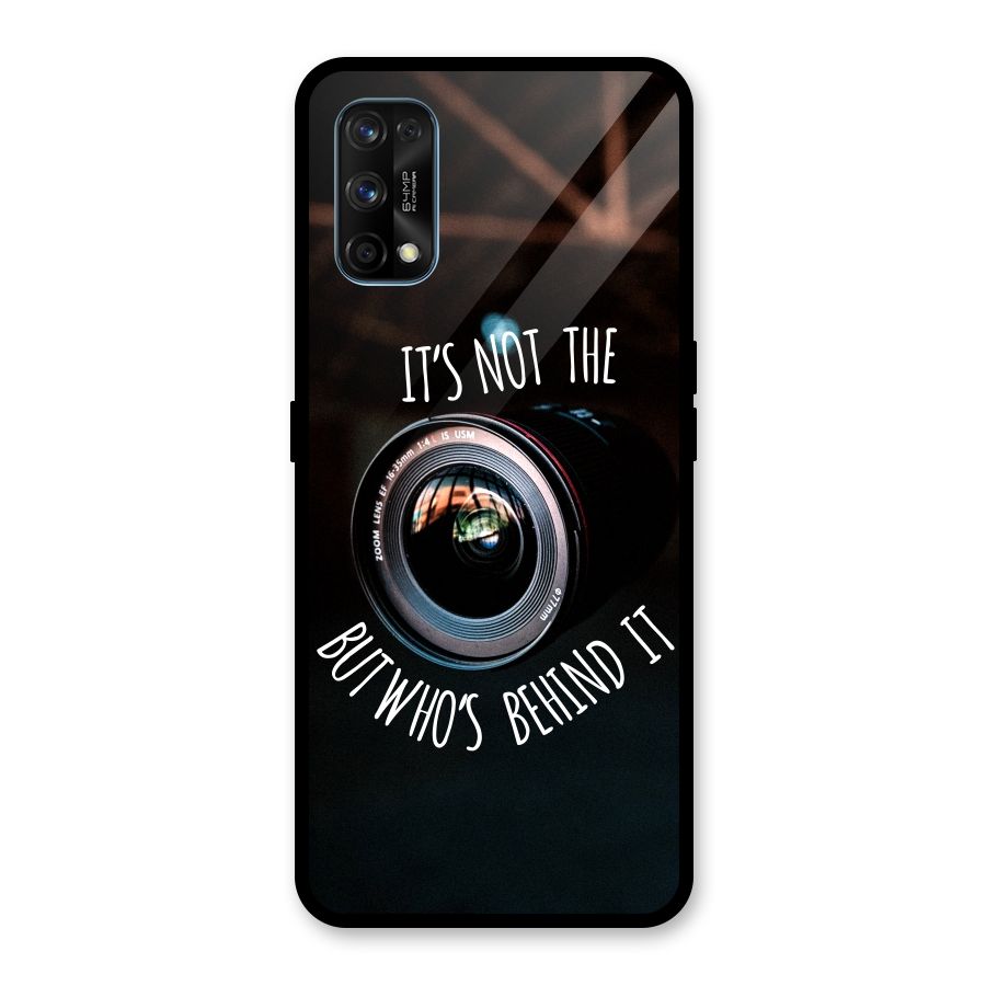 Camera Quote Glass Back Case for Realme 7 Pro