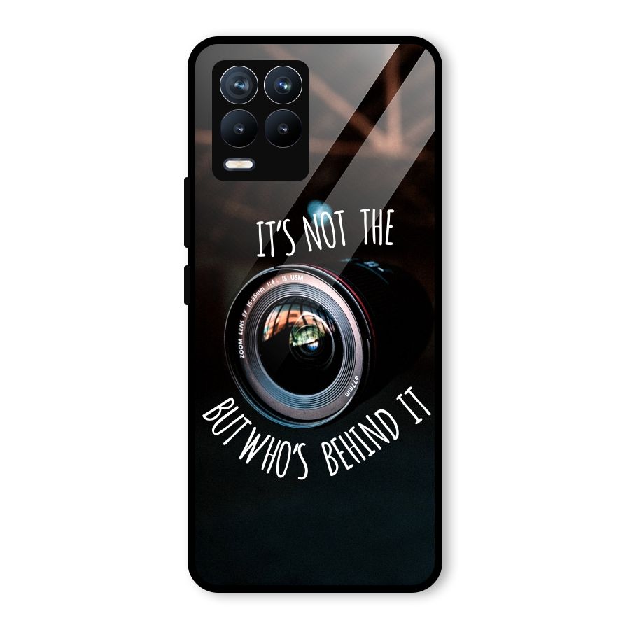 Camera Quote Glass Back Case for Realme 8