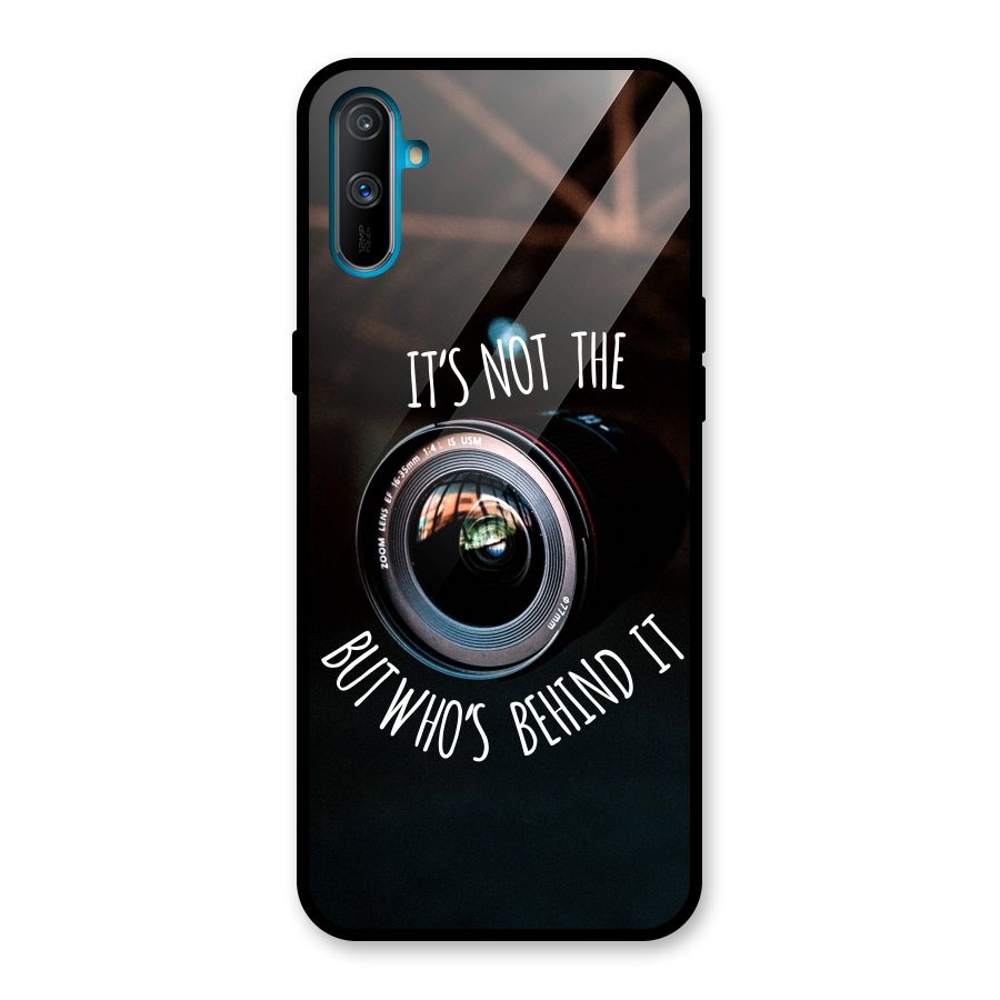 Camera Quote Glass Back Case for Realme C3