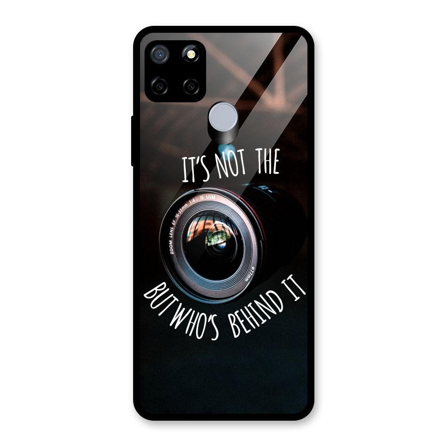 Camera Quote Glass Back Case for Realme Narzo 20