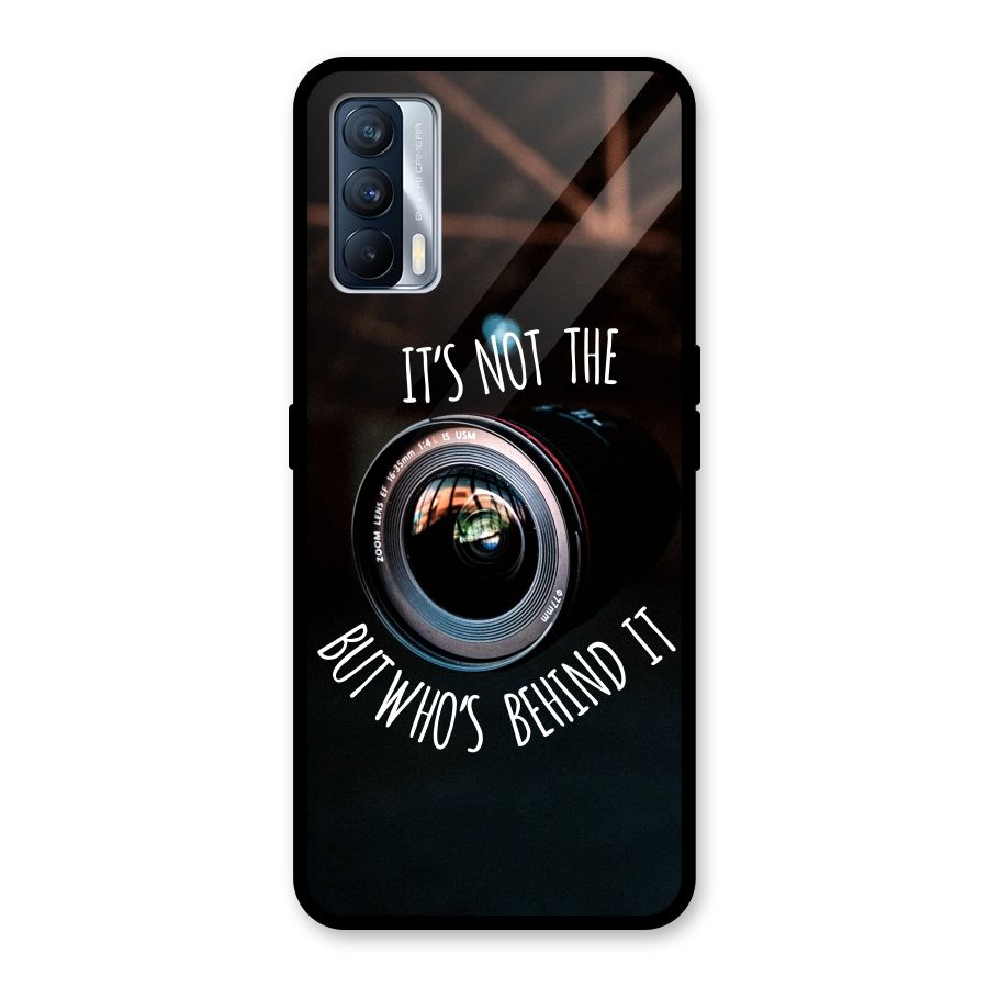 Camera Quote Glass Back Case for Realme X7