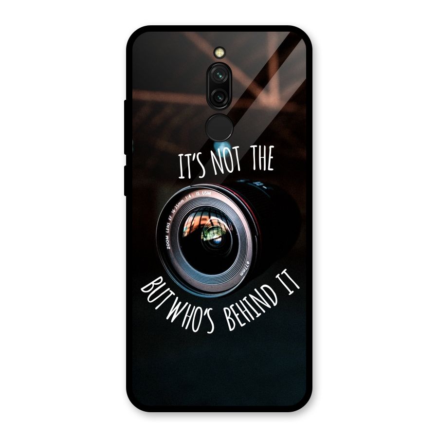 Camera Quote Glass Back Case for Redmi 8