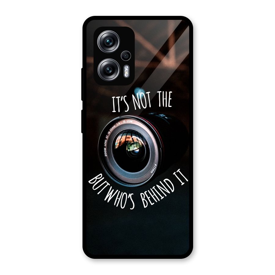 Camera Quote Glass Back Case for Redmi K50i