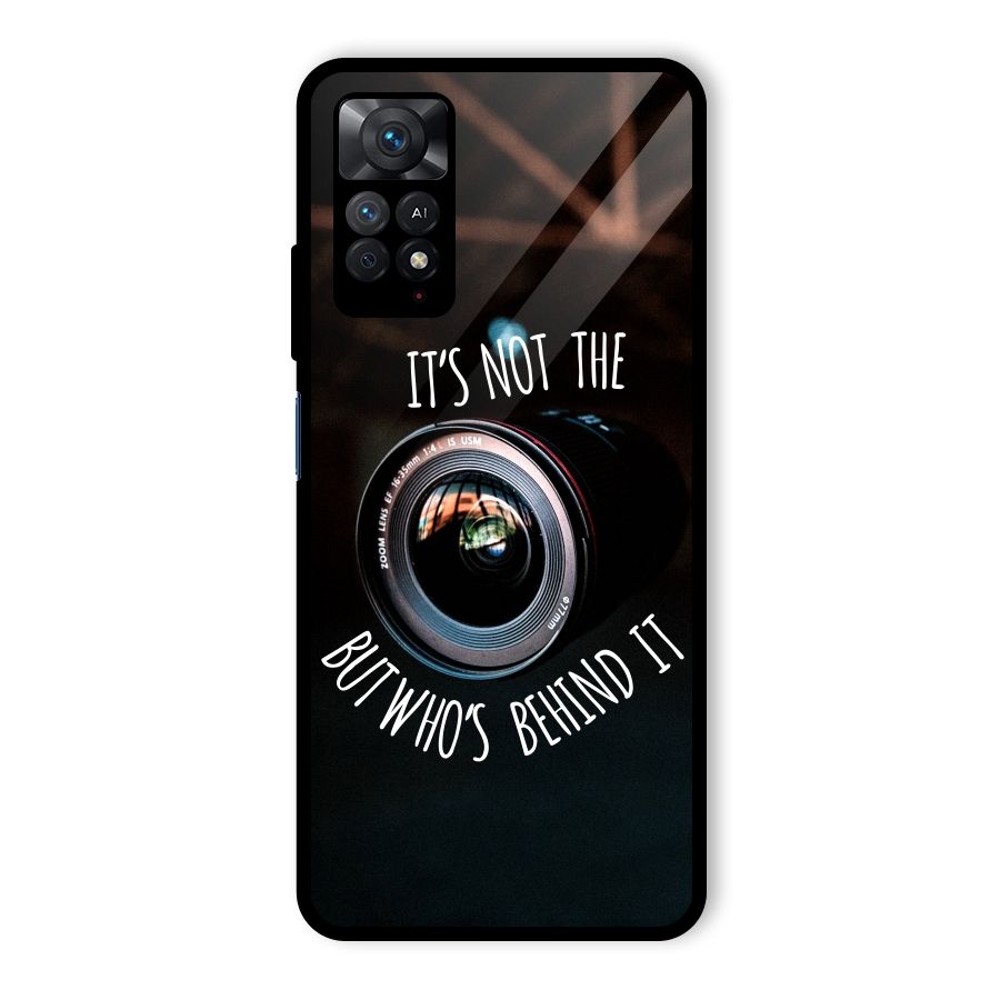 Camera Quote Glass Back Case for Redmi Note 11 Pro