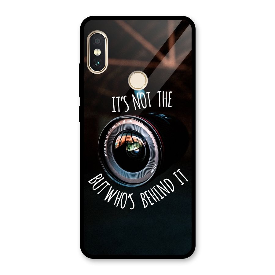 Camera Quote Glass Back Case for Redmi Note 5 Pro