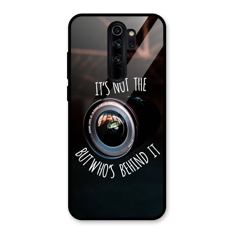 Camera Quote Glass Back Case for Redmi Note 8 Pro