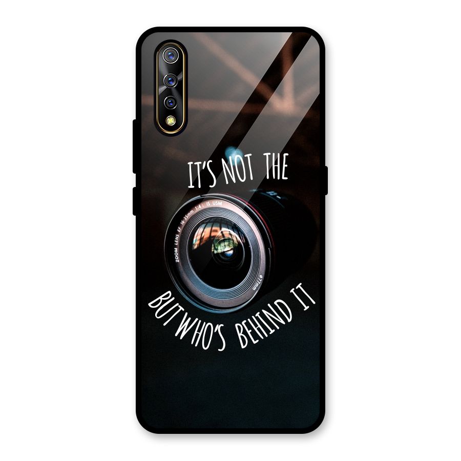 Camera Quote Glass Back Case for Vivo S1