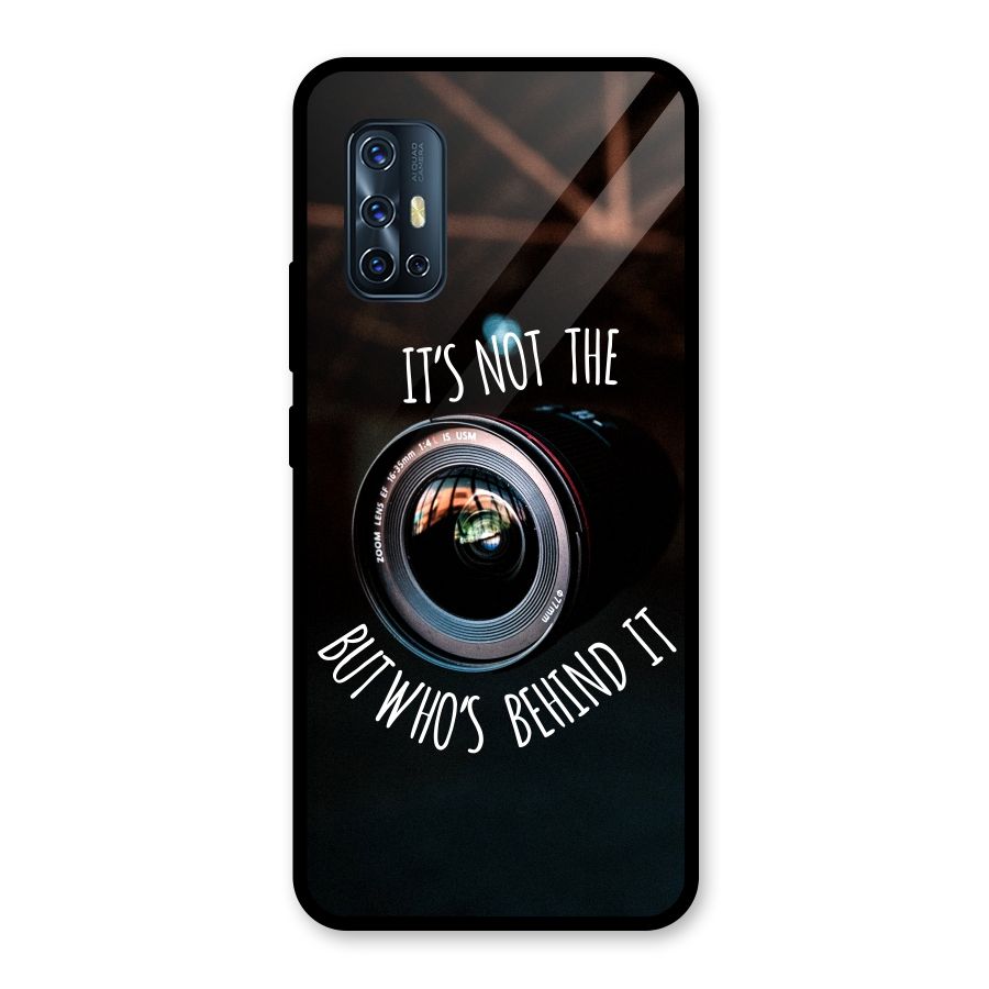 Camera Quote Glass Back Case for Vivo V17