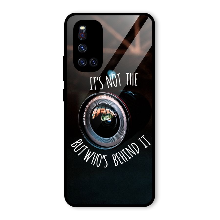 Camera Quote Glass Back Case for Vivo V19
