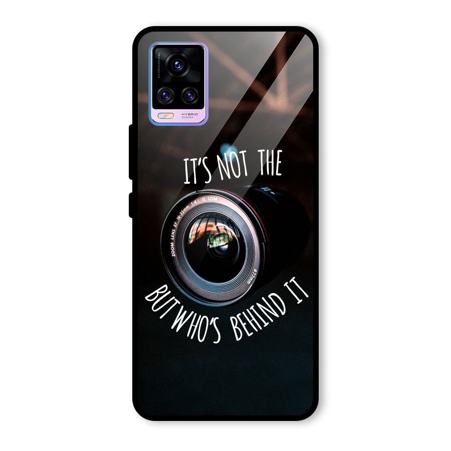 Camera Quote Glass Back Case for Vivo V20 Pro