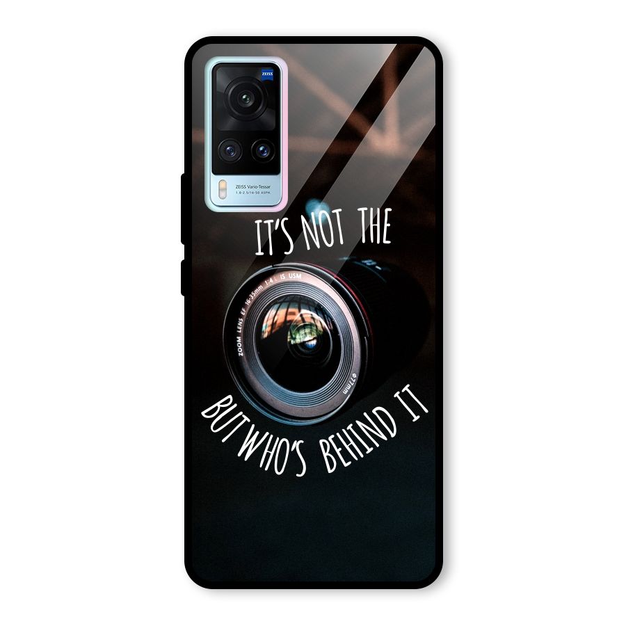 Camera Quote Glass Back Case for Vivo X60