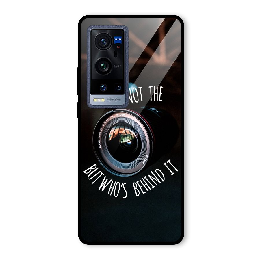 Camera Quote Glass Back Case for Vivo X60 Pro Plus