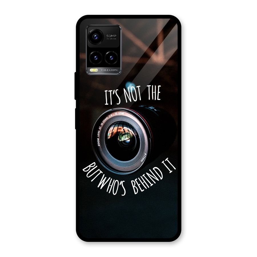 Camera Quote Glass Back Case for Vivo Y21T