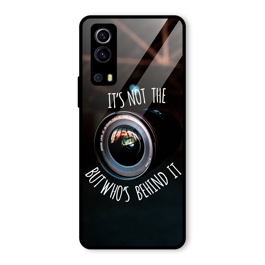 Camera Quote Glass Back Case for Vivo iQOO Z3
