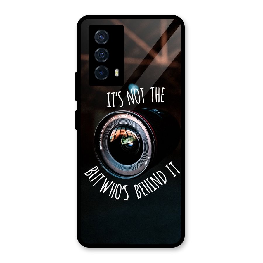 Camera Quote Glass Back Case for Vivo iQOO Z5