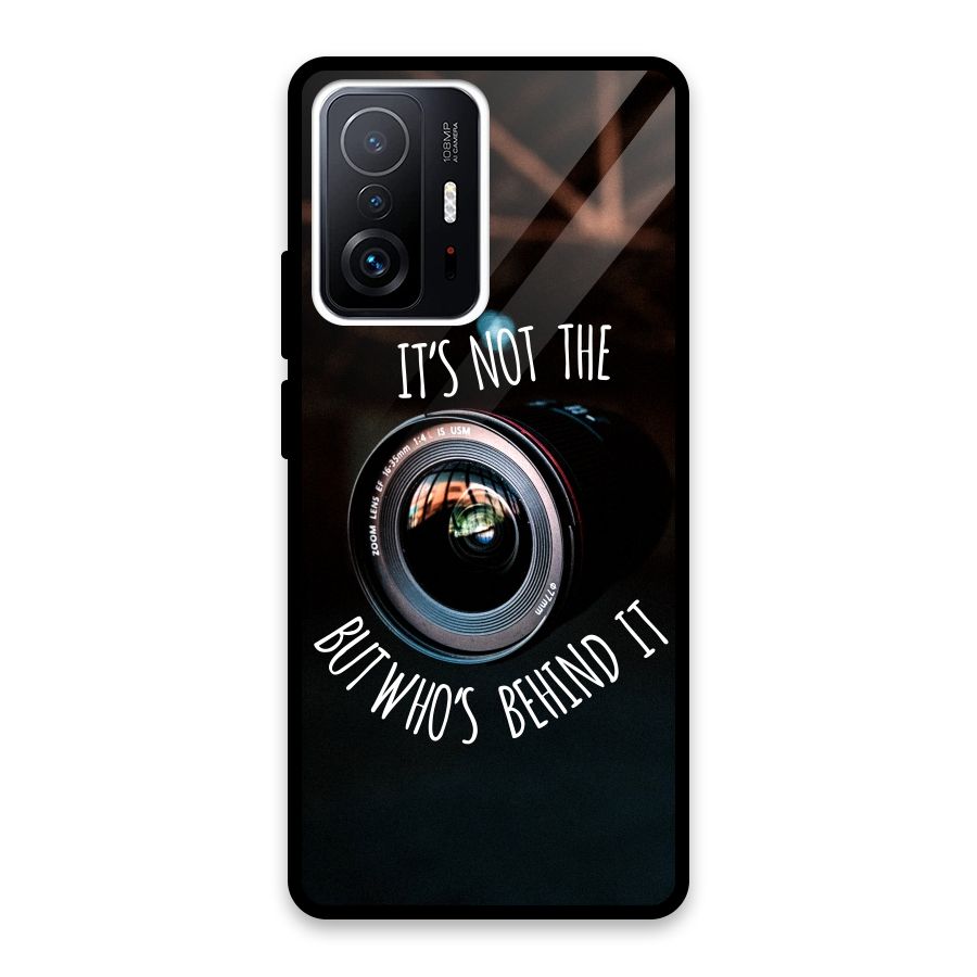 Camera Quote Glass Back Case for Xiaomi 11T Pro