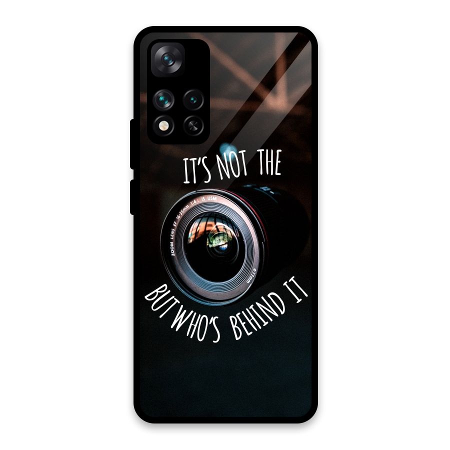 Camera Quote Glass Back Case for Xiaomi 11i HyperCharge 5G