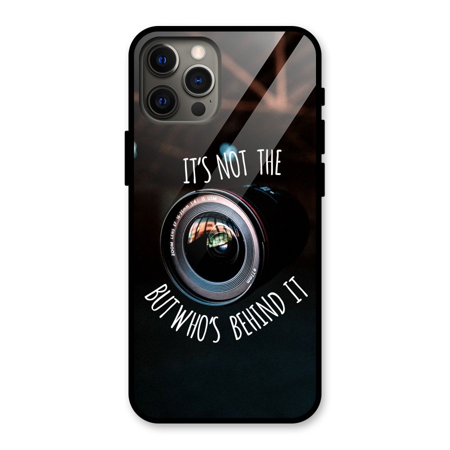 Camera Quote Glass Back Case for iPhone 12 Pro Max
