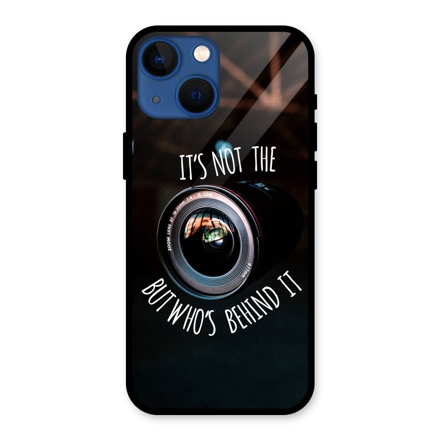 Camera Quote Glass Back Case for iPhone 13 Mini