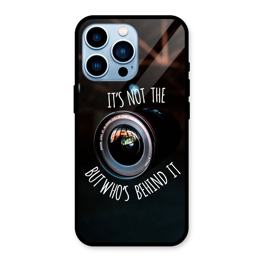 Camera Quote Glass Back Case for iPhone 13 Pro