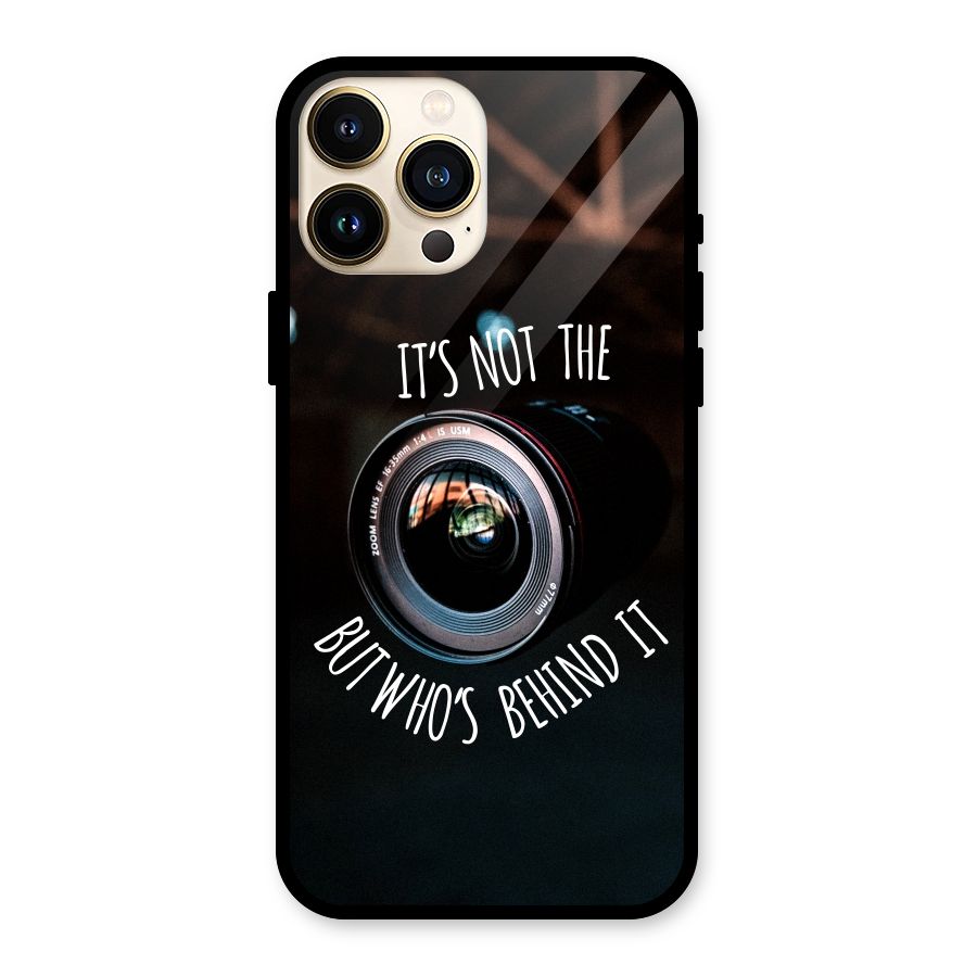 Camera Quote Glass Back Case for iPhone 13 Pro Max