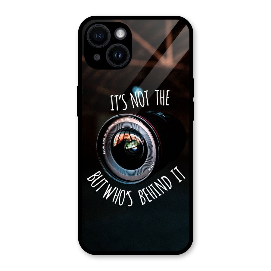 Camera Quote Glass Back Case for iPhone 14