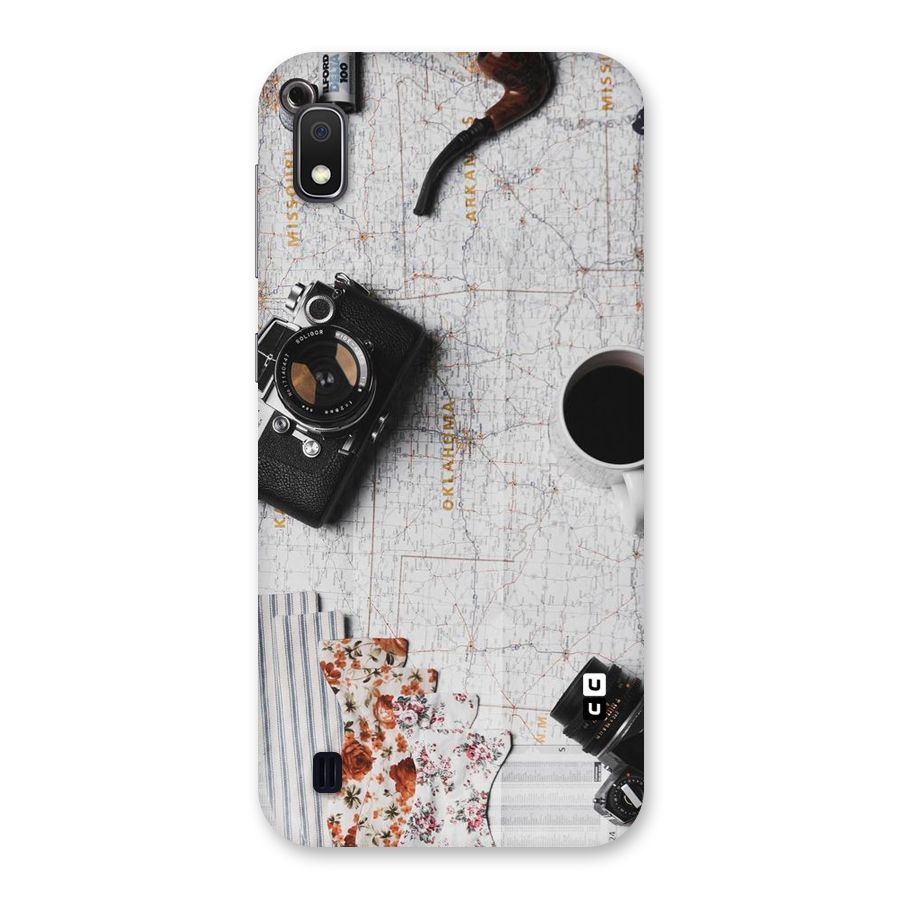 Camera Smoky Pipe Back Case for Galaxy A10