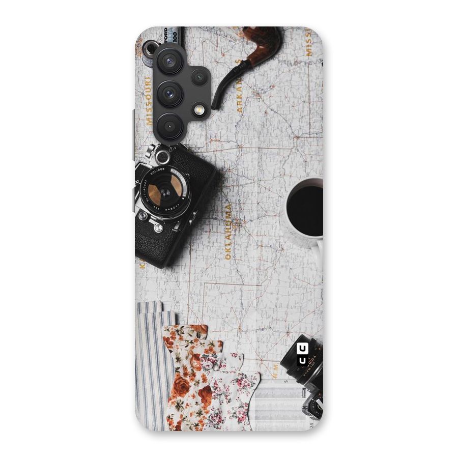 Camera Smoky Pipe Back Case for Galaxy A32