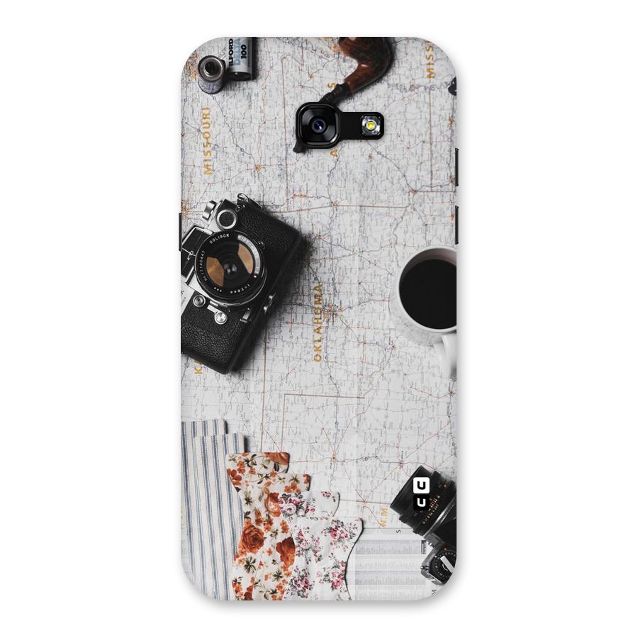 Camera Smoky Pipe Back Case for Galaxy A5 2017