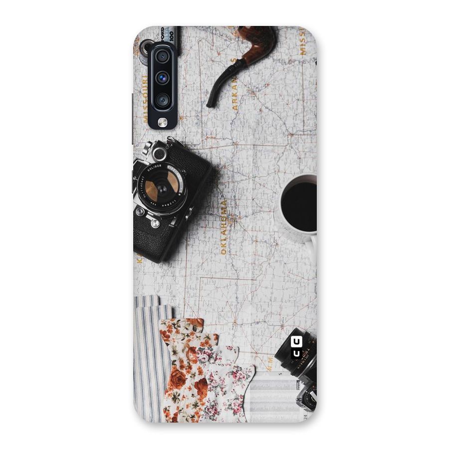 Camera Smoky Pipe Back Case for Galaxy A70