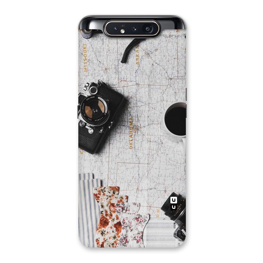 Camera Smoky Pipe Back Case for Galaxy A80