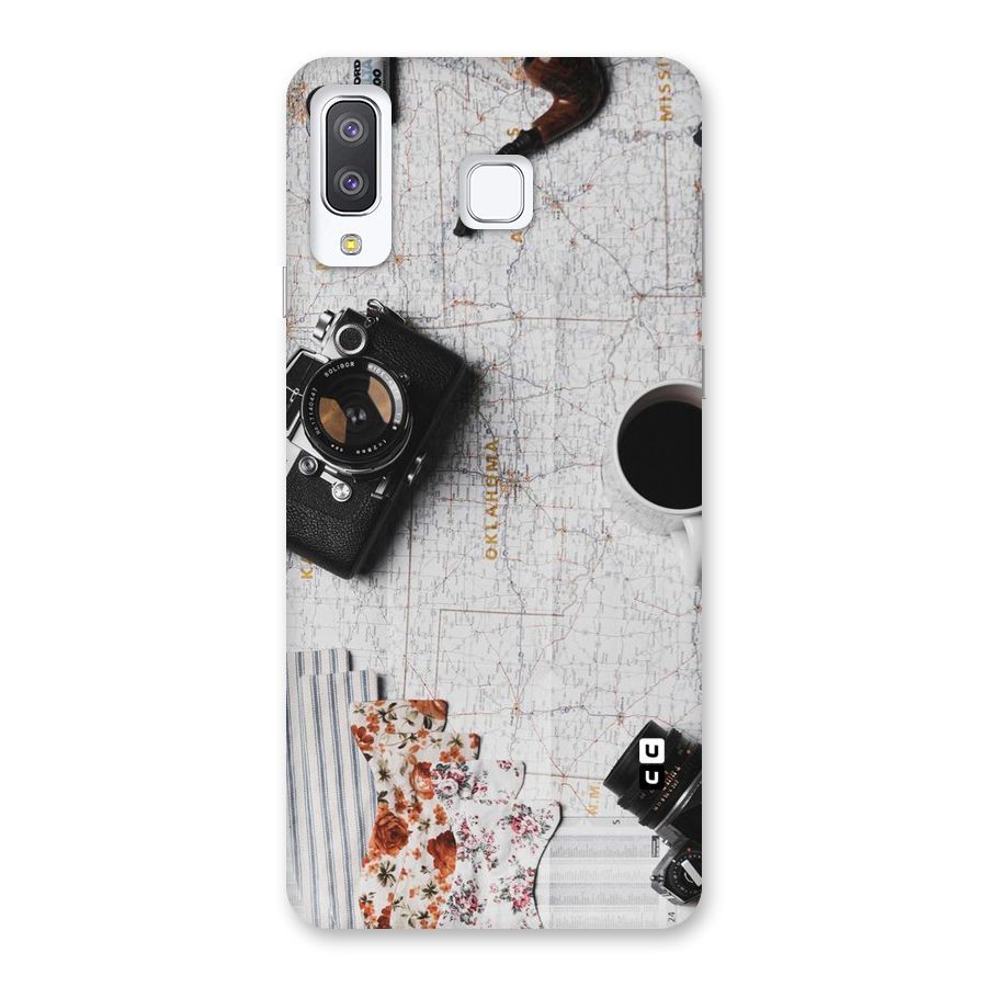 Camera Smoky Pipe Back Case for Galaxy A8 Star