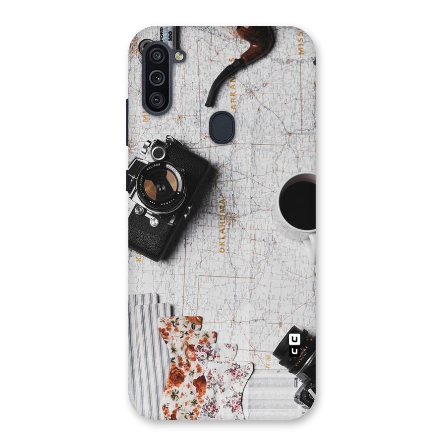 Camera Smoky Pipe Back Case for Galaxy M11